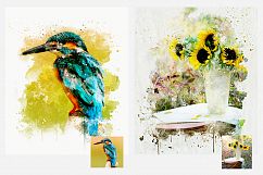 Best Watercolor Photoshop Mock-ups Product Image 13