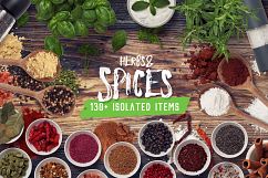 Herbs &amp; Spices - Isolated Food Items Product Image 1