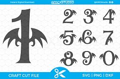 Halloween Bat Numbers Product Image 1