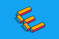 Isometric Alphabets Product Image 7