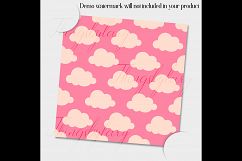 12 Pink and Cream Baby Girl Shower Digital Papers Product Image 3