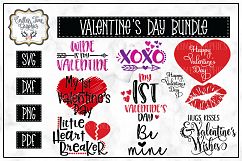 Valentine&#039;s Day SVG Cut File Bundle  Product Image 1