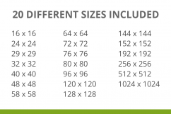 150 Natural Food Glyph Inverted Icons Product Image 4