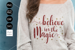 Believe in the Magic CHRISTMAS SVG for Cricut Product Image 1