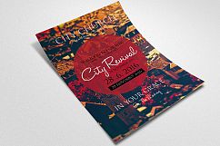 City Revival Church Flyer Template Product Image 2