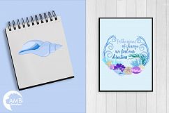 Down by the sea clipart, graphics, illustrations AMB-2342 Product Image 3