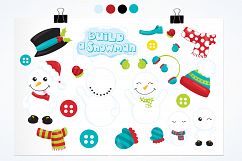 Build a Snowman graphics and illustrations Product Image 2