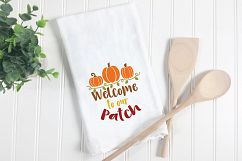 Welcome to our Patch SVG - Fall SVG Cut File - DXF EPS PNG Product Image 2