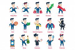 Business Man Mascot Mega Pack Bundles - 48 ready position Product Image 5