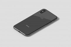 Isometric iPhone X Mockup Product Image 3