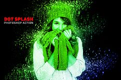 Dot Splash Photoshop Action Product Image 4