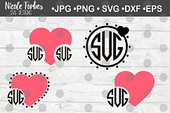 Heart Valentine&#039;s Day Monogram Bundle Product Image 1