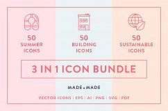 Line Icons - 3 in 1 Collections Bundle Product Image 1