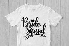 Bride Squad - Wedding SVG EPS DXF PNG Cutting Files Product Image 2
