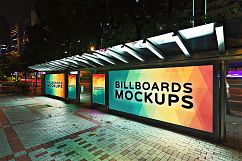 Billborad Mockups at Night Vol.2 Product Image 5