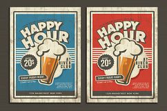 Happy Hour Vintage Flyer Product Image 1