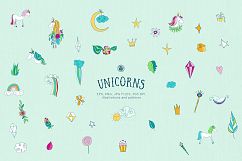 Unicorns v.2 - illustrations  Product Image 5
