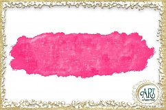 Brush Strokes in American Pink Glitter - Digital Clipart 24 of beautiful PNG files Product Image 13