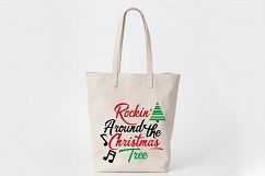 Rockin' Around the Christmas Tree - Christmas SVG Cut File Product Image 8