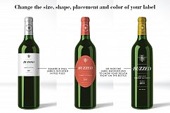 Red Wine Mockup Set - Photoshop PSD Product Image 2