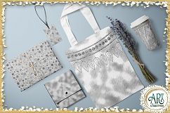Luxury Silver Glitter Seamless Digital Papers,Border,Overlay Product Image 9