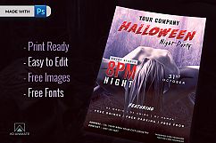 Halloween Night Party Flyer Product Image 2