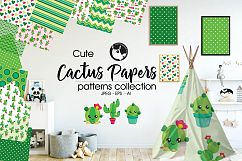 CACTUS-PAPERS , digital papers Product Image 1