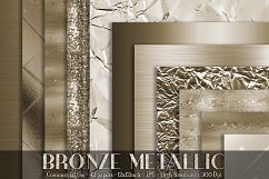42 Bronze Metallic Texture Digital Papers Product Image 1