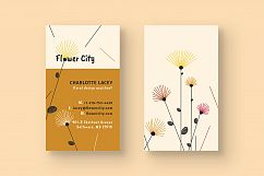 Flower Shop Business Card Templates Product Image 5