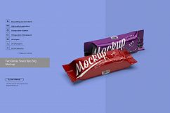 Two Glossy Snack Bars 50g Mockup Product Image 7
