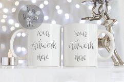 4 Christmas Mug Mockups Product Image 4