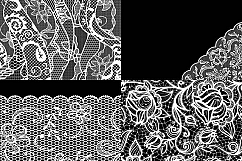 White Lace Overlay Clipart Product Image 3