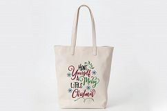 Have Yourself a Merry Little Christmas SVG Cut Files - DXF Product Image 8