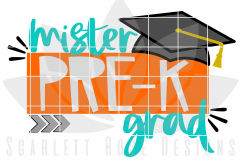 Mister Pre-K Grad - Boy SVG Product Image 2