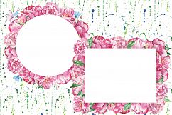 Watercolor Romantic Bouquet clip art Product Image 3