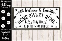 Welcome To Our Home Sweet Home SVG Product Image 1