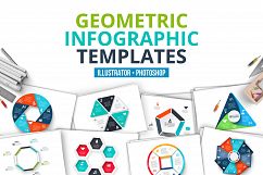 Geometric infographic templates Product Image 1