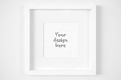 Modern white matted frame mockup Product Image 2