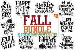 Fall SVG Bundle, Autumn, Fall, Pumpkin spice, Fall y&#039;all SVG Product Image 1