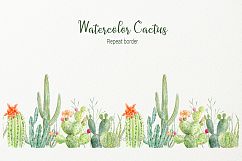 Watercolor clipart cactus for instant download  Product Image 4