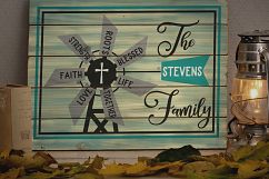 NEW! Farmhouse Family Windmill SVG LL257D Product Image 2