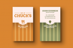 Local Diner Business Card Templates Product Image 2