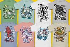 Cartoon Vector #3 Tshirt Design Bundle Product Image 12