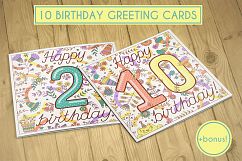 Birthday greeting cards collection Product Image 1