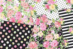 Floral Digital Paper - Romance Product Image 2