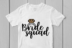 Bride Squad - Wedding SVG EPS DXF PNG Cutting Files Product Image 3