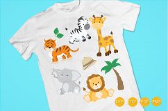 Safari Animals cutting files svg, dxf, pdf, eps included - cut files for cricut and silhouette - Cutting Files SG Product Image 2