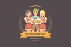 Oktoberfest beer festival characters Product Image 5