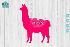 Llama Mandala svg Product Image 2