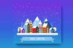 City landscape Christmas Product Image 4